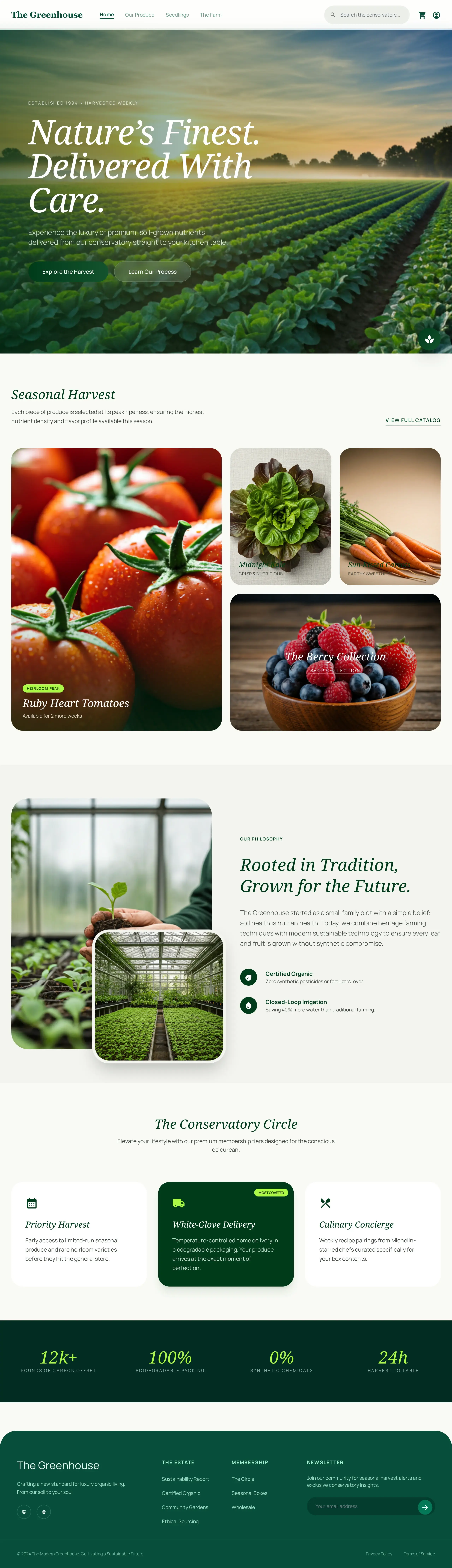 Home - Premium Organic Store — Premium UI template designed specifically for General Stores.