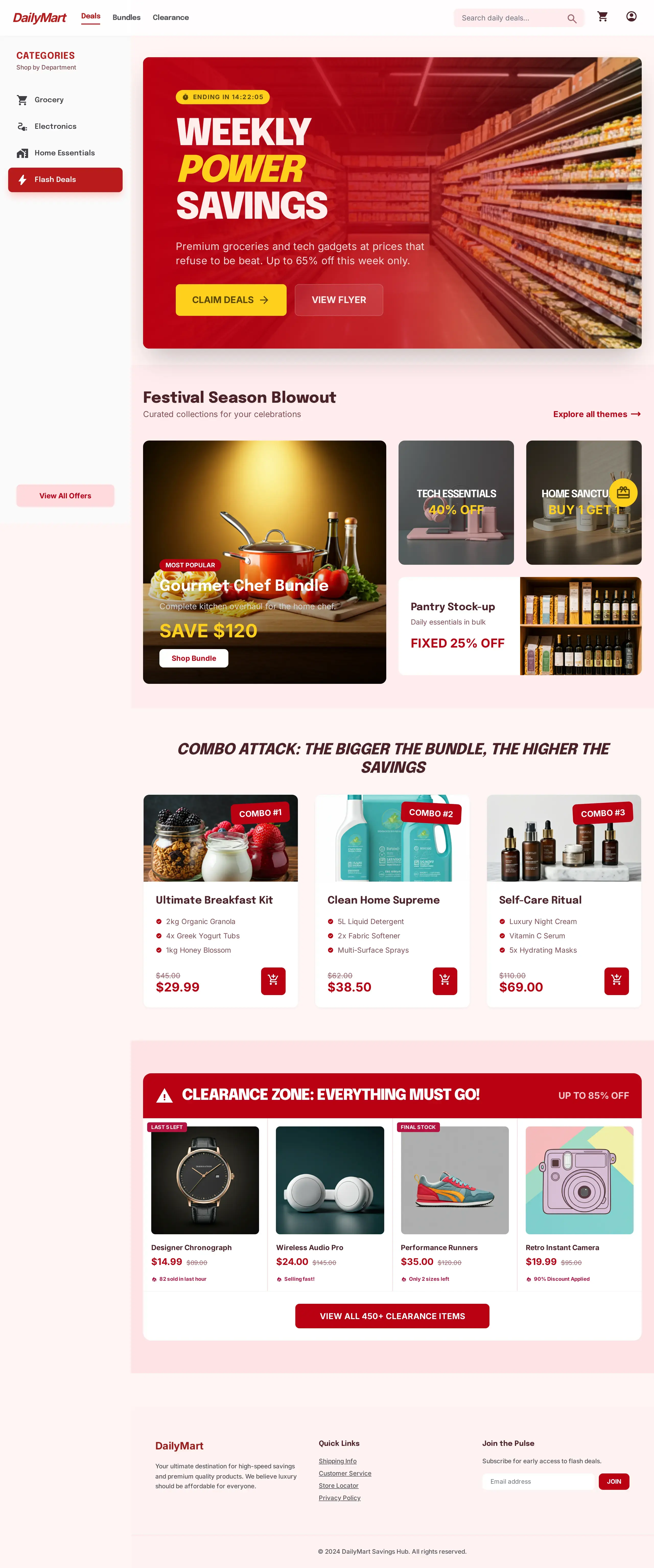 Offers - Discount Store — Premium UI template designed specifically for General Stores.