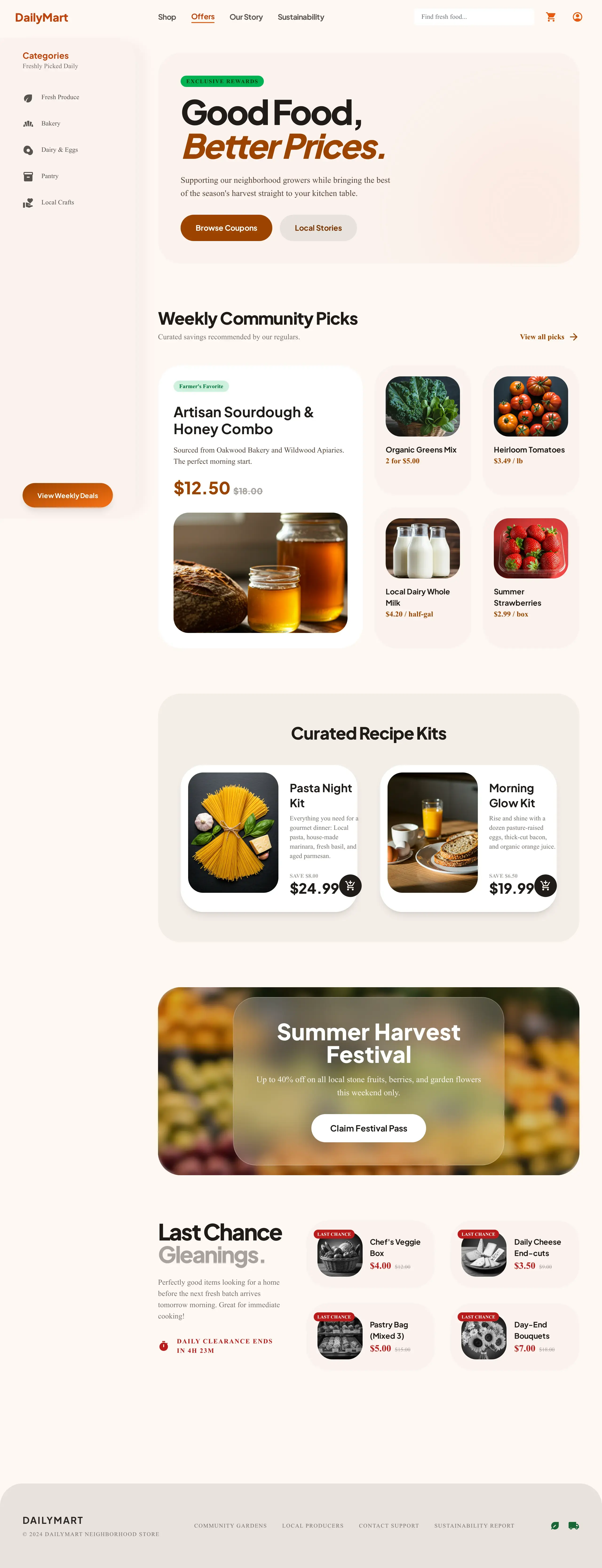 Offers - Friendly Store — Premium UI template designed specifically for General Stores.