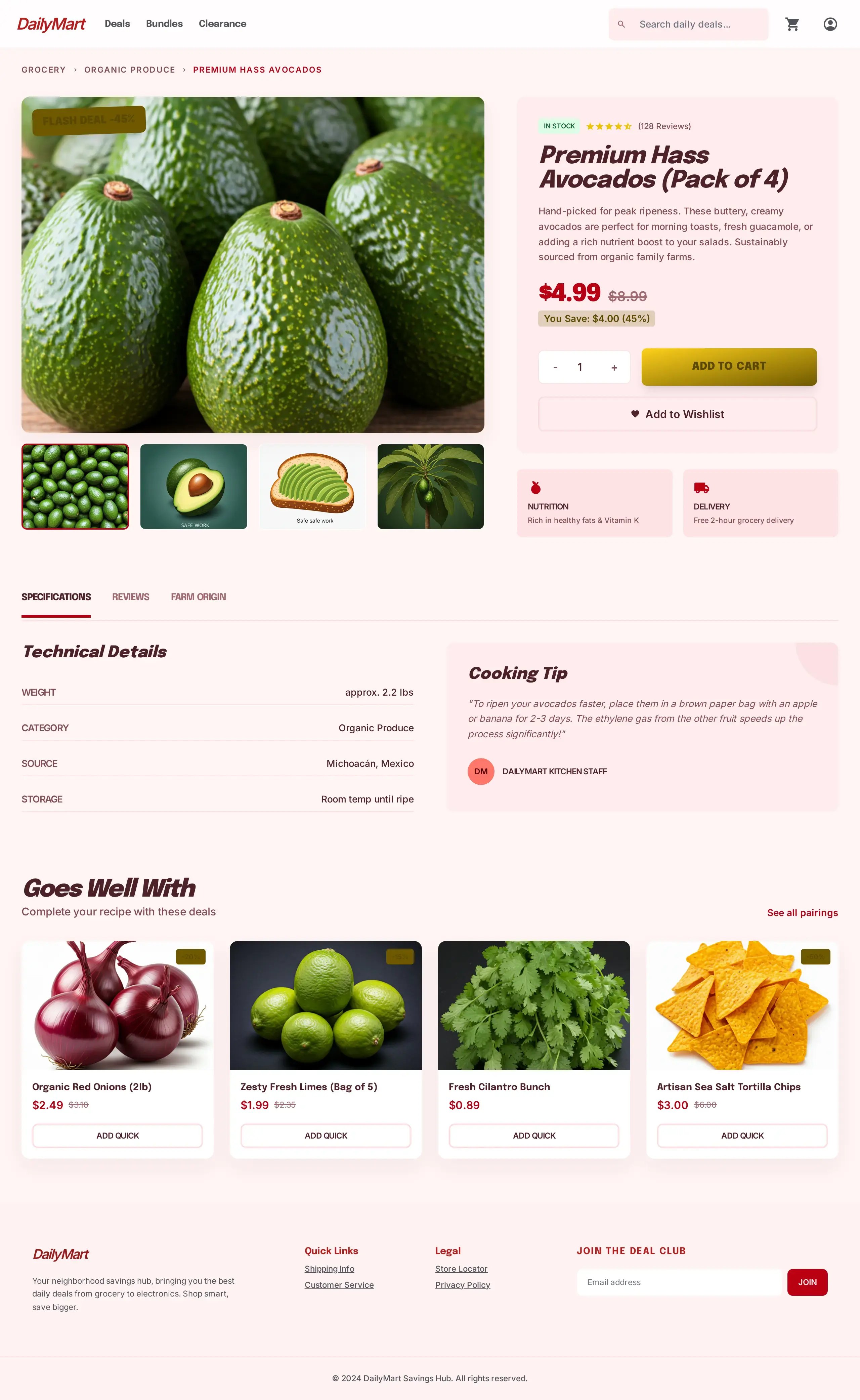 Product Detail - Discount Store — Premium UI template designed specifically for General Stores.