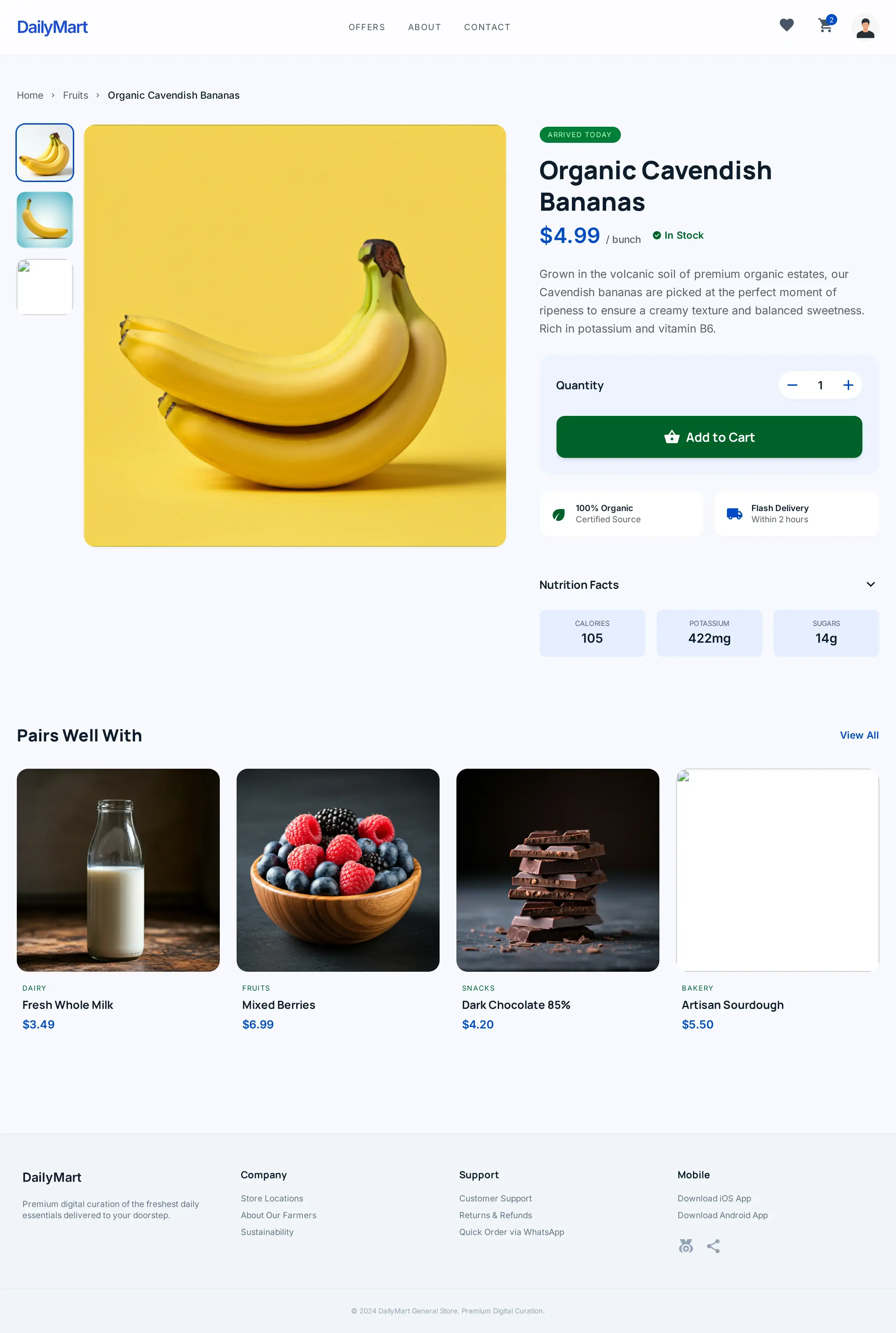 Product Detail - Modern Supermarket — Premium UI template designed specifically for General Stores.
