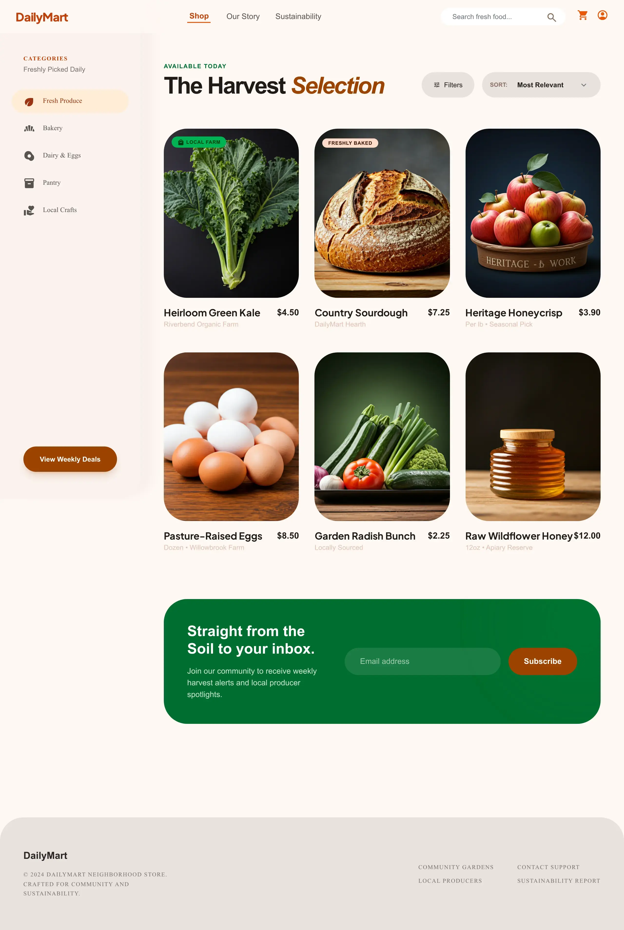 Shop - Friendly Store — Premium UI template designed specifically for General Stores.
